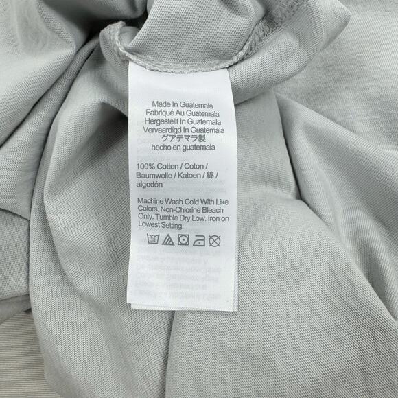 J Crew Factory Mens Washed Jersey Short Sleeve Tee 2X Heather Gray - Picture 8 of 11